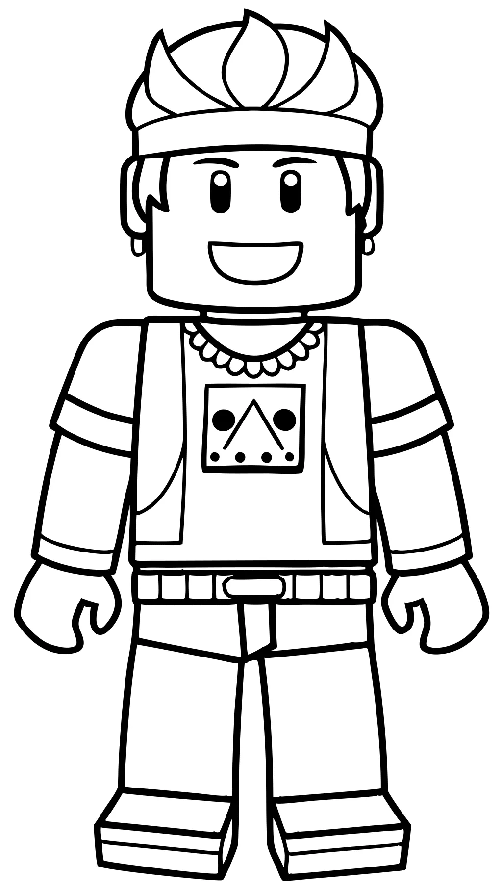 roblox avatar coloring pages